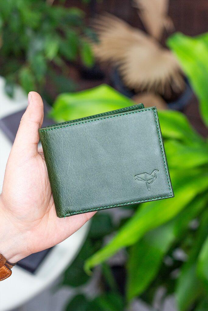 Muški novčanik Bagmore Chapel, zelene boje