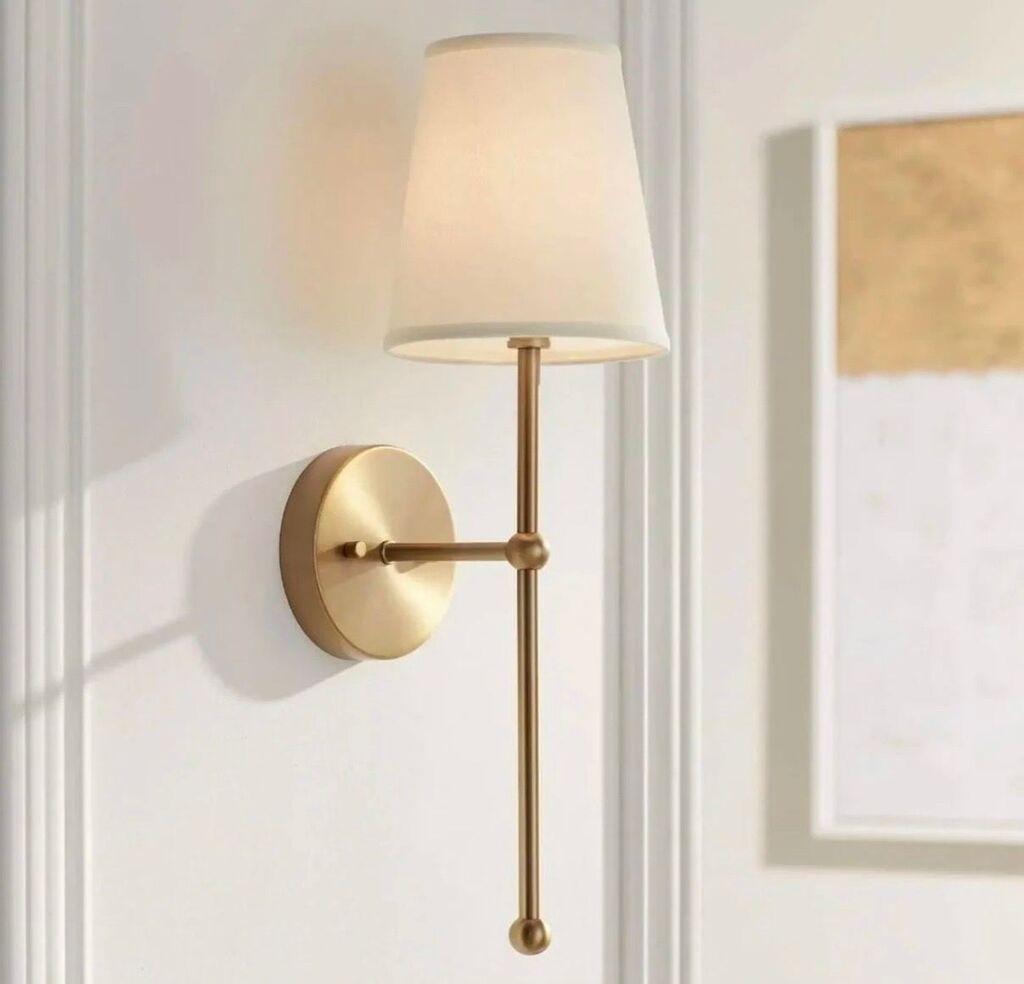 Opviq Zidna lampa BRZ-340050, Zlatno-krem