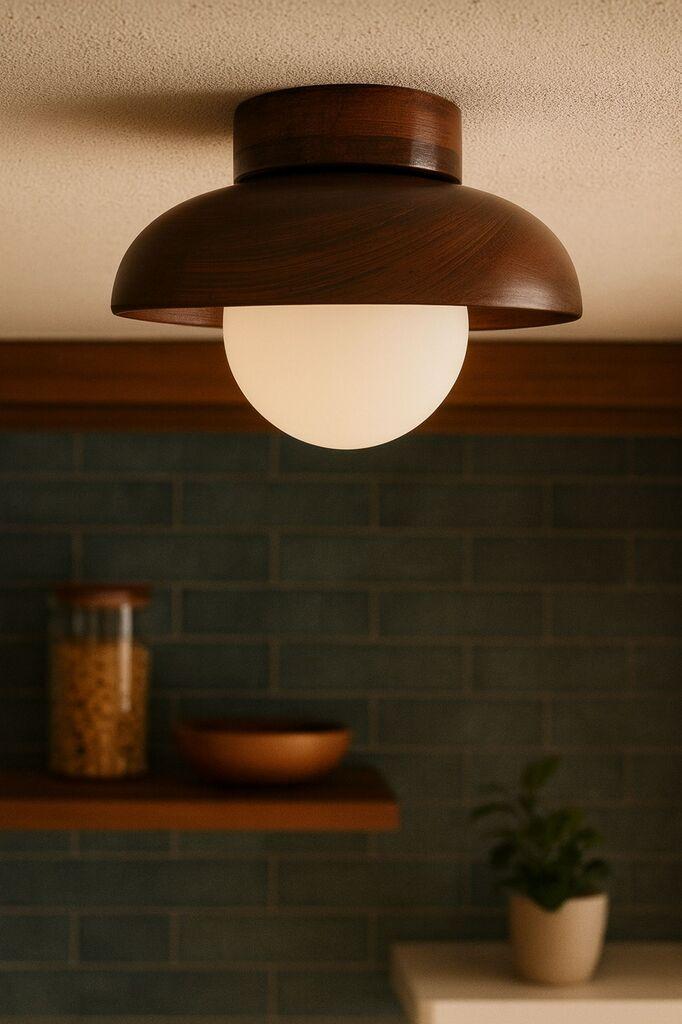 Opviq Zidna lampa Hand-T, kesten