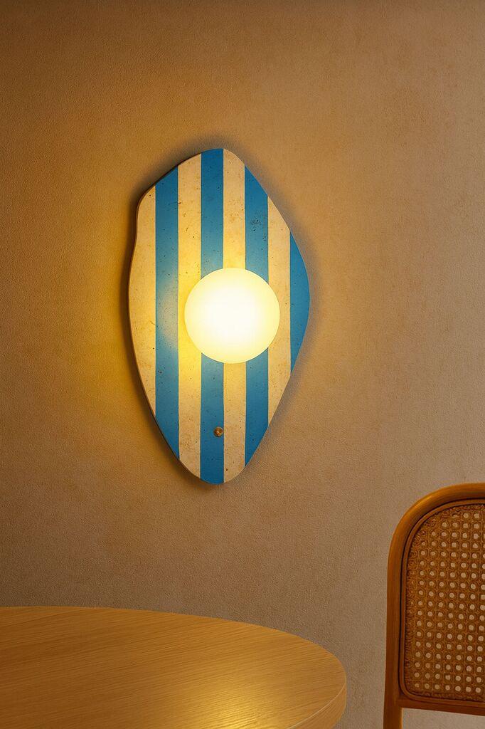 Opviq Zidna lampa Season, bež-plava