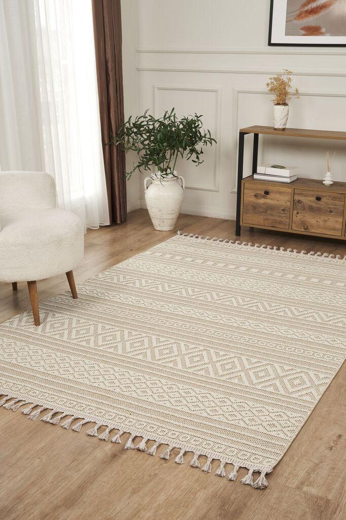 Conceptum Hypnose Tepih Beverly 2213, 160x230 cm, Bijeli