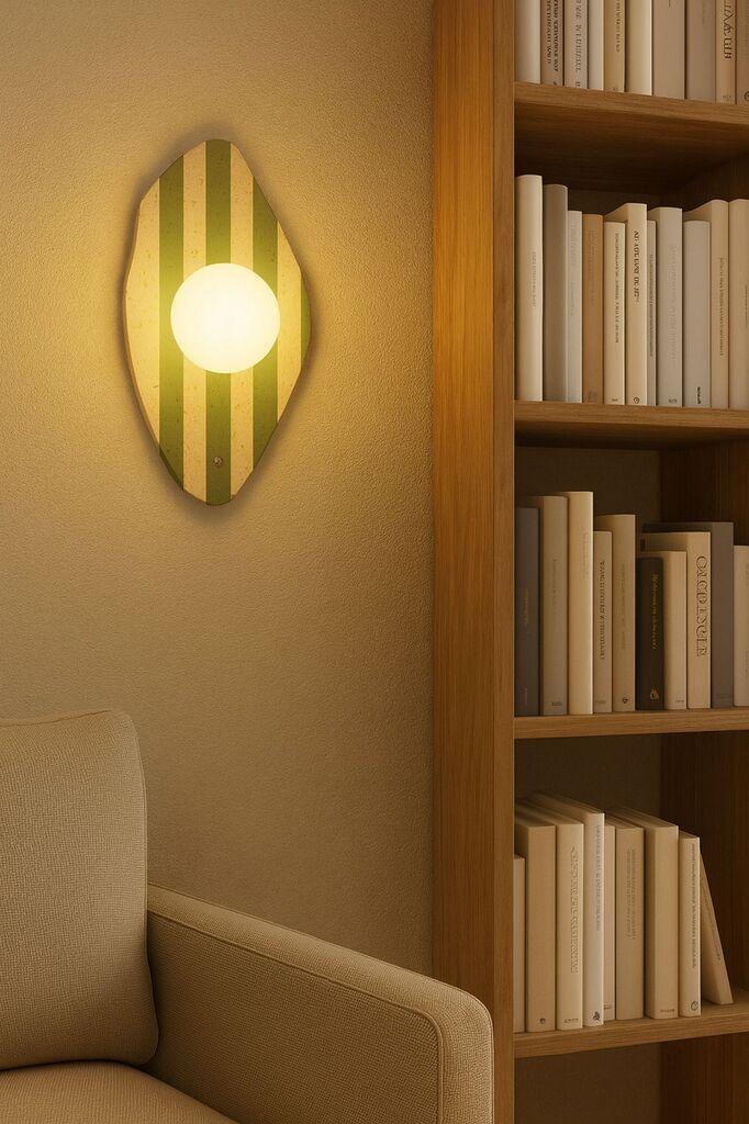 Opviq Zidna lampa Espe, bež-zelena