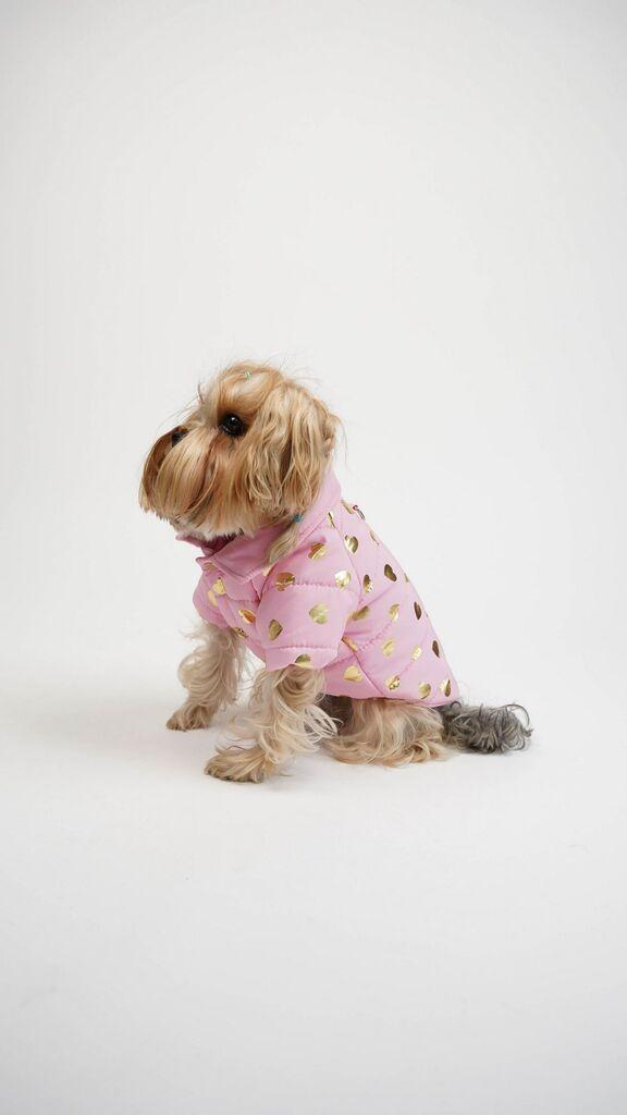 Odijelo za pse Paps & Whiskers Amour Coat, roze