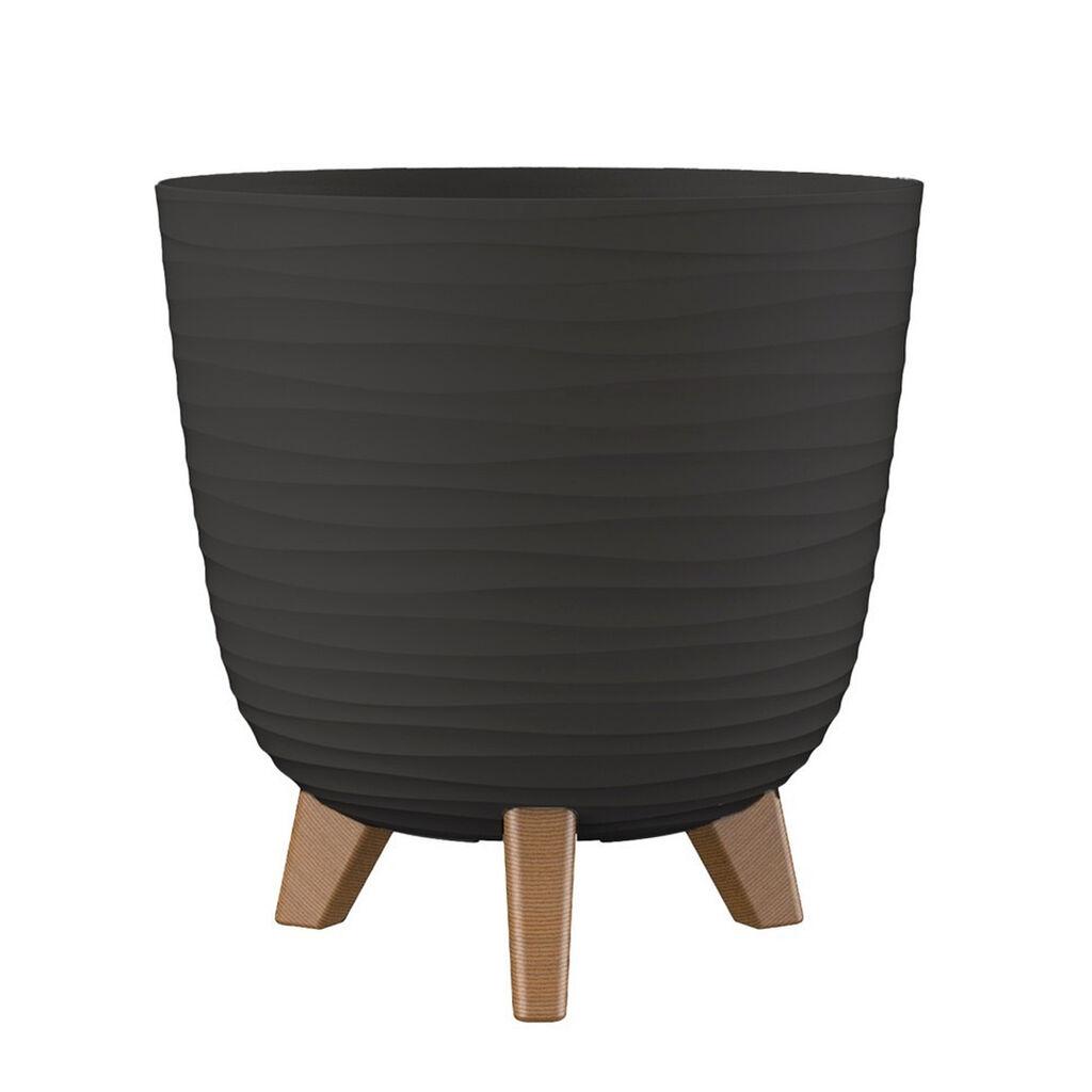 Gardino Saksija sa nogarama Finesa, 20 cm, Antracit