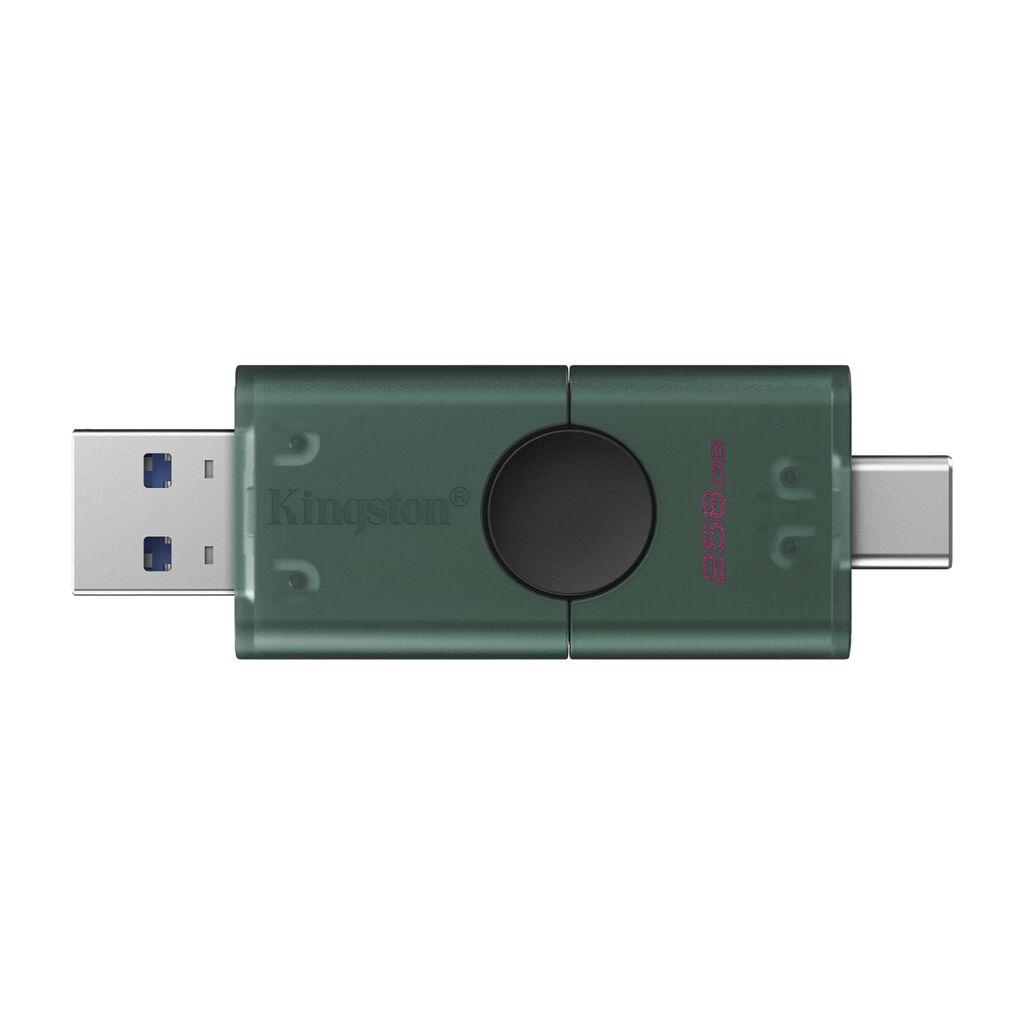 Kingston DataTraveler Duo 256GB, USB 3.2 Gen 1, Dual USB-A / USB-C