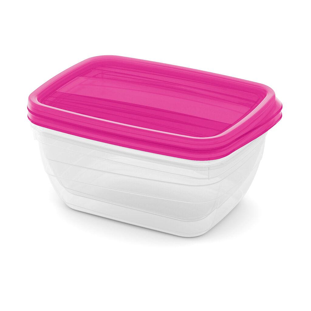 Curver Set posuda za hranu Pink Vedo, 2x1.3 l, Roze