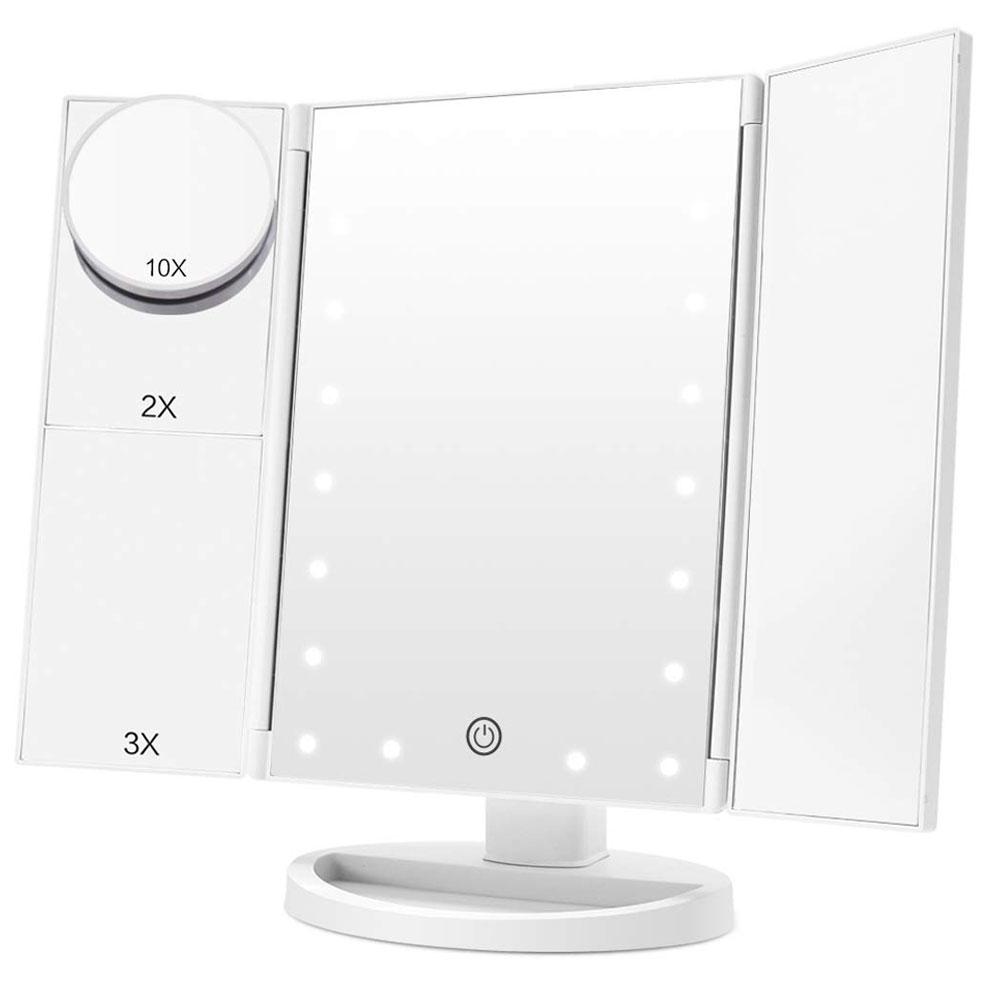 Ogledalo za šminkanje, Bijelo