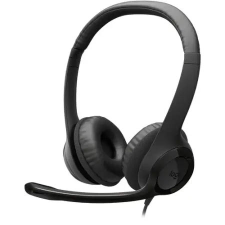 Logitech Slušalice H390, Type-C, Crne