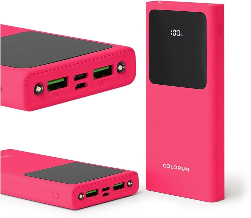 Colorium Eksterna baterija, 10 000 mAh, CPB10-02, Magenta