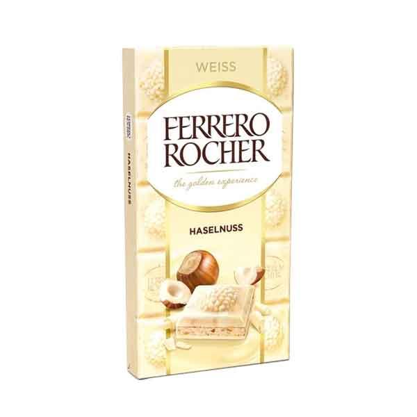 Ferrero Rocher bijela čokolada, lješnjak, 90 g