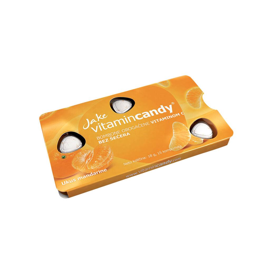 Jake Bombone vitaminski bomboni, mandarina, 18 g