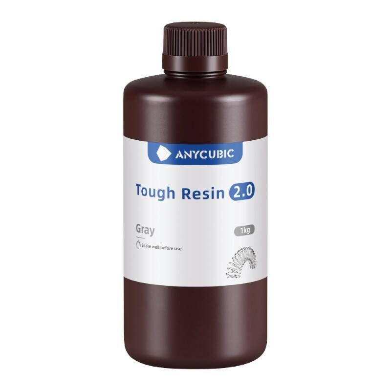 AnyCubic Fotopomilarna smola Tough Resin 2.0, 1 kg, Siva