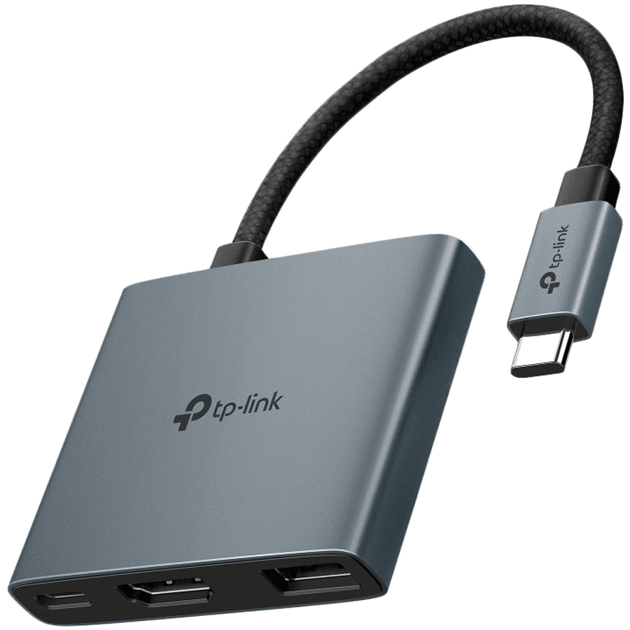 TP-Link USB-C Razdjelnik UH3020C, 3-Port 4K 60Hz PD, 100W, Sivi