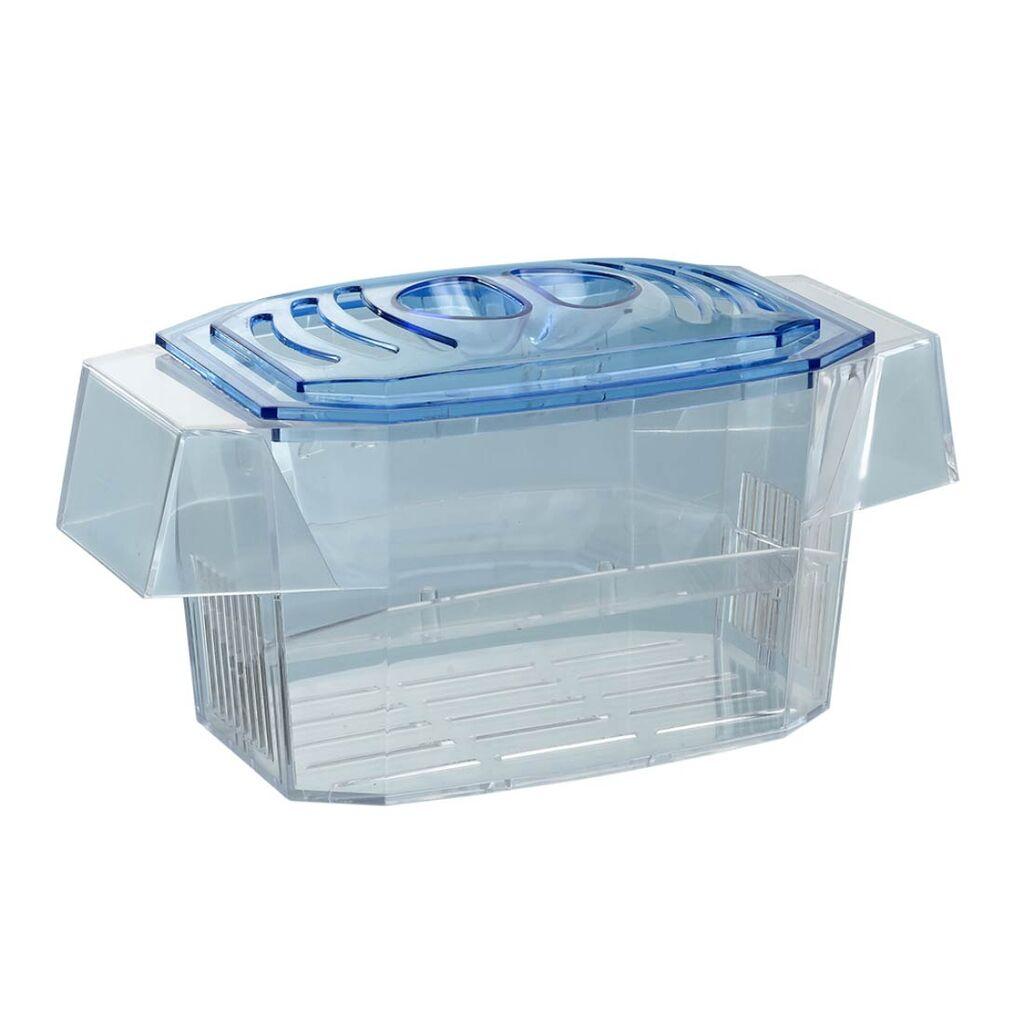 Ferplast Višenamjenski plastični rezervoar za ribe BLU 9030, 20.5x9.5x10 cm, Plavi