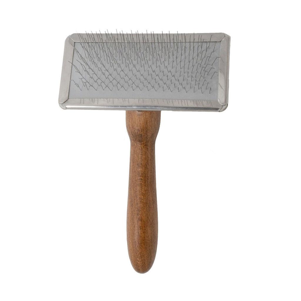 Tauro Pro Line Četka sa metalnim obodom zubi 11 mm za pse, 4.5x9 cm, Smeđa