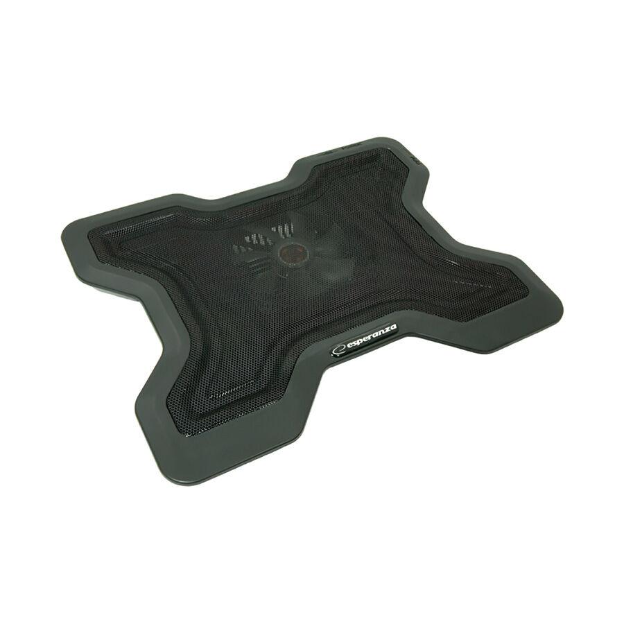 Esperanza Postolje za notebook Chinook EA109, 15.6", LED, Kontrola brzine, USB hub, Crno