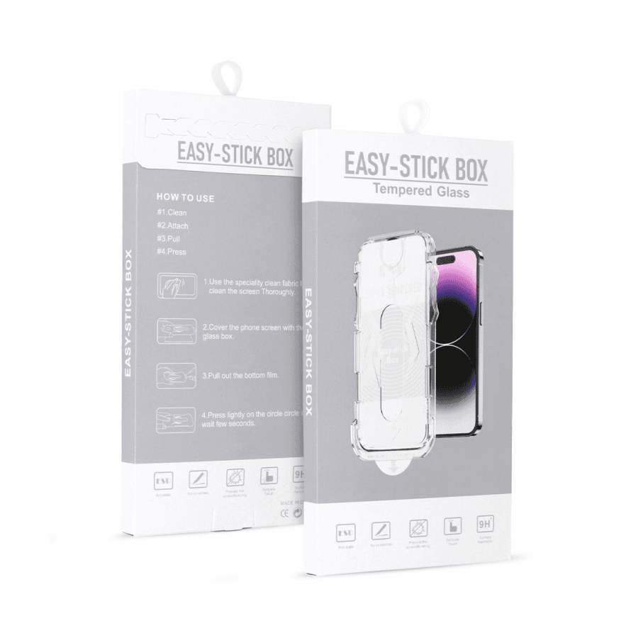 Easy-Stick Zaštitno staklo za mobilni telefon Iphone 14 Pro, Crno