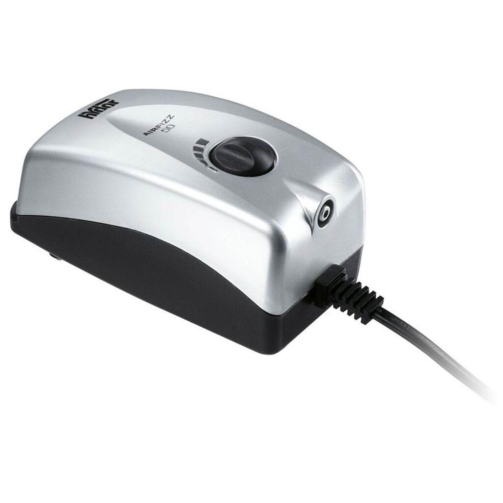 Ferplast Vazdušna pumpa za akvarijume Airfizz 50, 12.4x6.3x5.9 cm, Crna