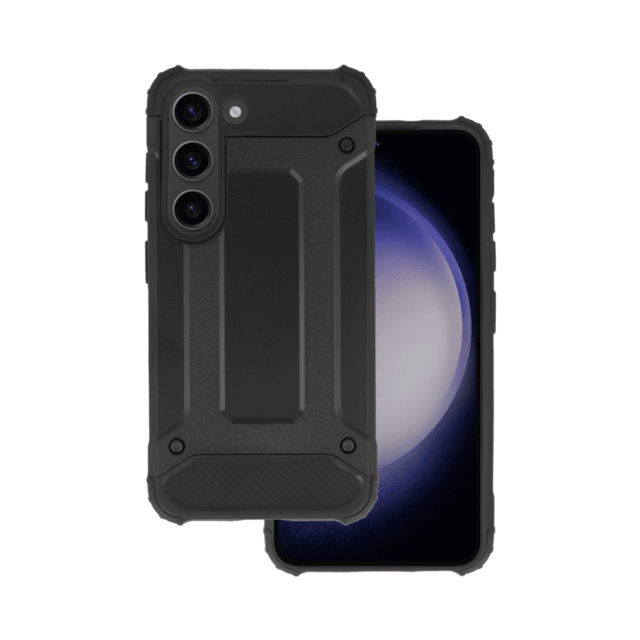 Armor Carbon Navlaka za mobilni telefon Samsung Galaxy S23 Plus, Crna