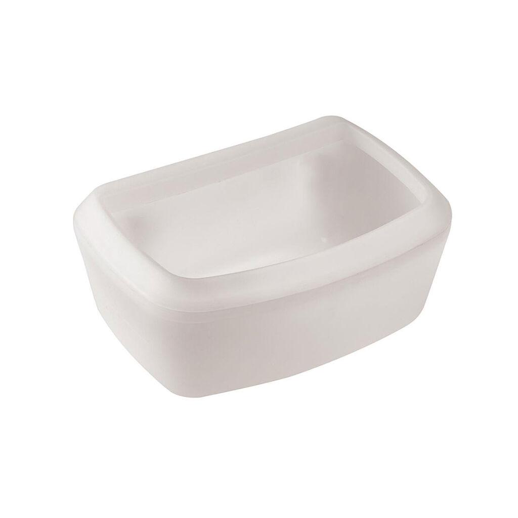 Ferplast Putna posuda za pse i mačke i pojilica za glodare CLIP 5708, 10x9x6 cm, 0.4 L, Bijela