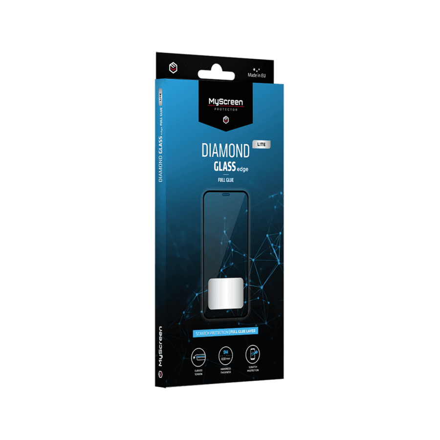 Myscreen Kaljeno zaštitno staklo za mobilni telefon Samsung Galaxy S22 Plus/S23 Plus Diamond Glass Edge, Crno