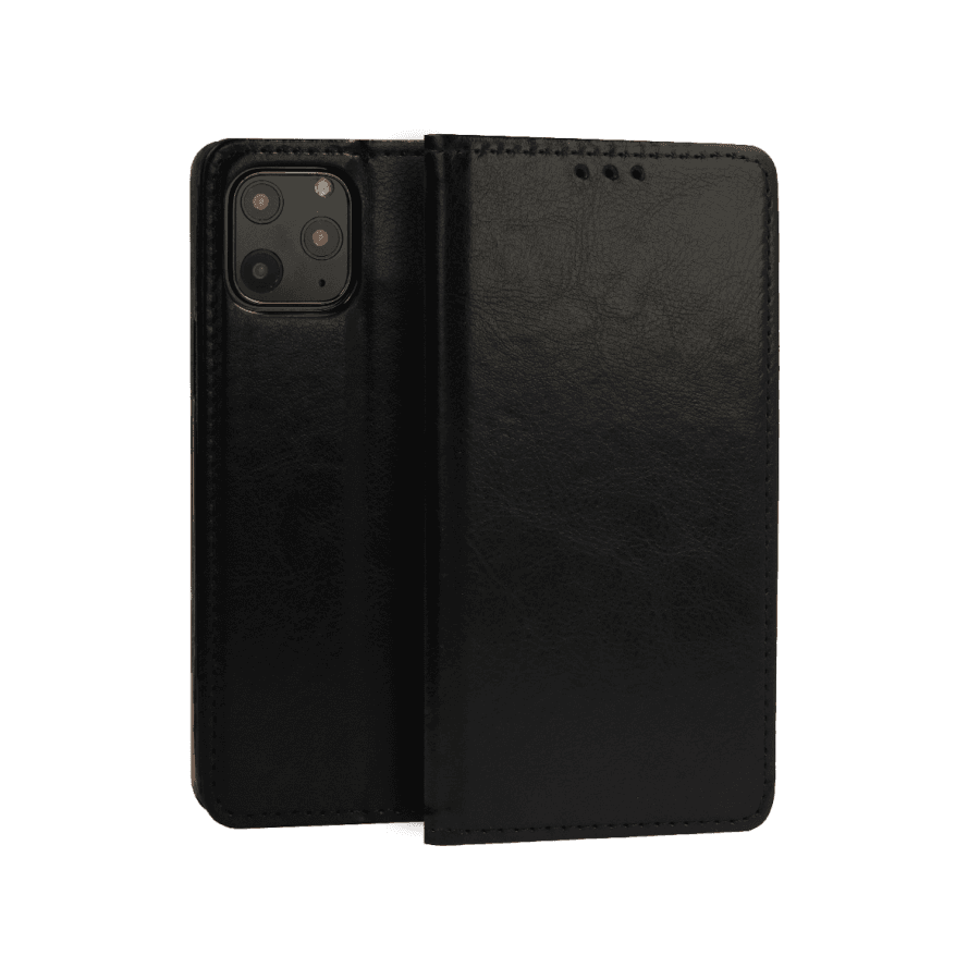 Preklopna maska za mobilni telefon Xiaomi Redmi Note 12 5G Special Book, Crna