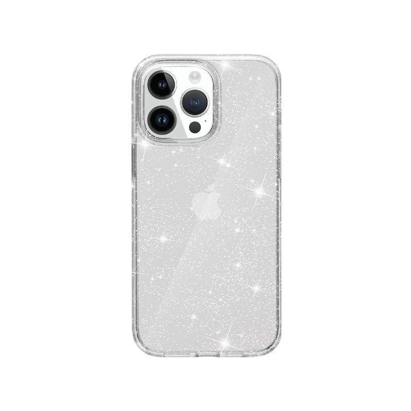 Maska za mobilni telefon iPhone 16 Pro Max Glitter, Srebrna boja