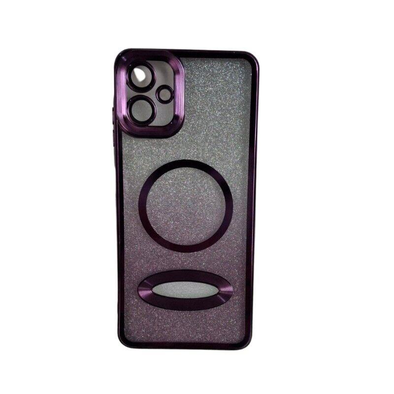MagSafe maska za mobilni telefon Samsung A05 Glitter, Ljubičasta