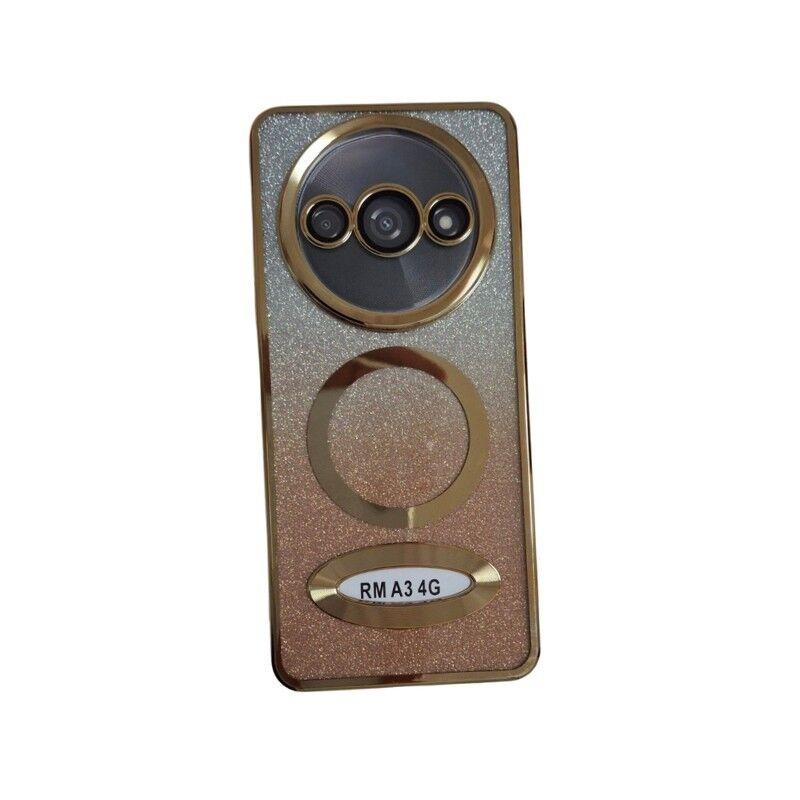 MagSafe maska za mobilni telefon Redmi Redmi A3 Glitter, Zlatna boja