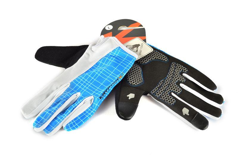 Krypton Biciklističke rukavice Gripper-Smart Touch, Plavo-bijele