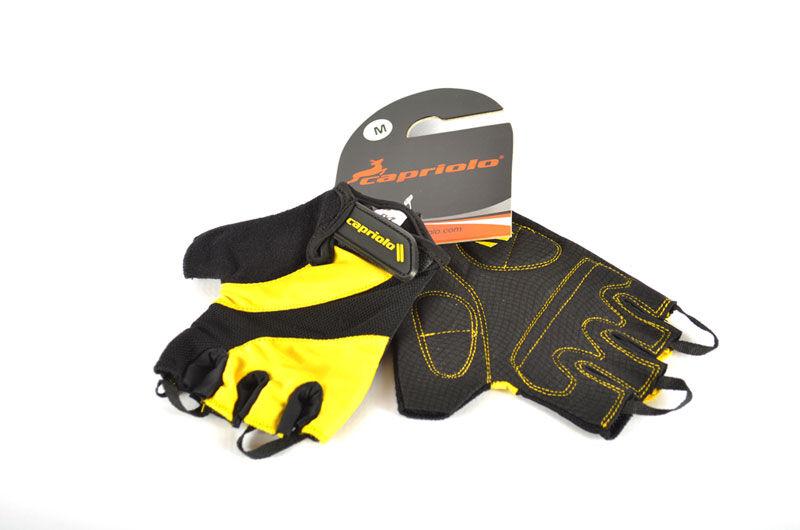 Capriolo Biciklističke rukavice RyderX, Žuto-crne