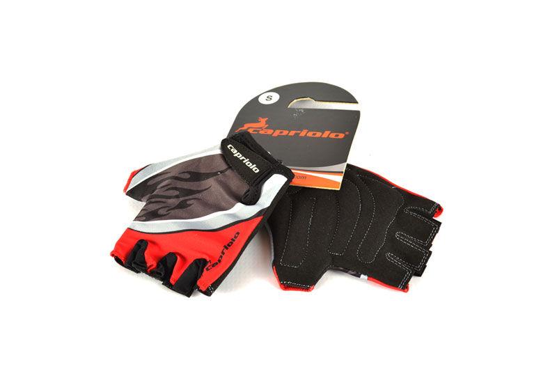 Capriolo Biciklističke rukavice Flame, Crvene