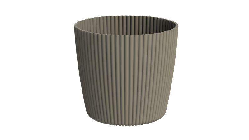 Fora Saksija Wave, 11 cm, sive boje