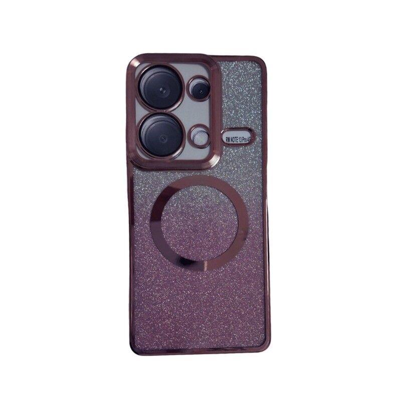 MagSafe maska za mobilni telefon Redmi 13 Pro Glitter, Ljubičasta