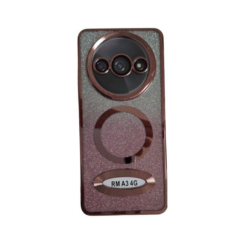 MagSafe maska za mobilni telefon Redmi Redmi A3 Glitter, Roze