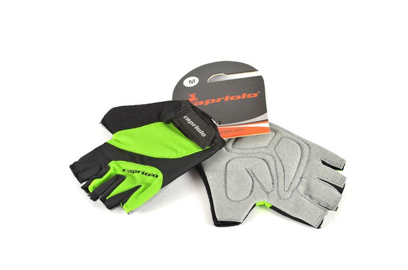 Capriolo Biciklističke rukavice Summertime, Limeta-crne