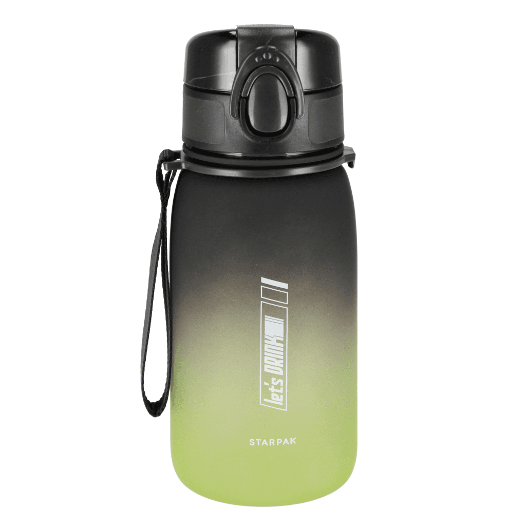 Boca za vodu 536877, 400 ml, Crno-zelena