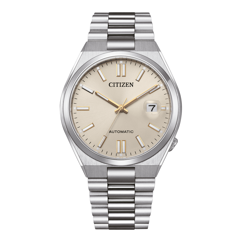 Citizen Ručni sat, Automatik mehanizam, Bež kućište, Srebrne boje, NJ0151-88W