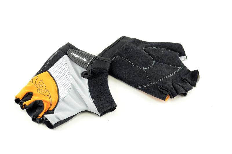 Capriolo Biciklističke rukavice, Likra, Gel, Bijelo-narandžaste