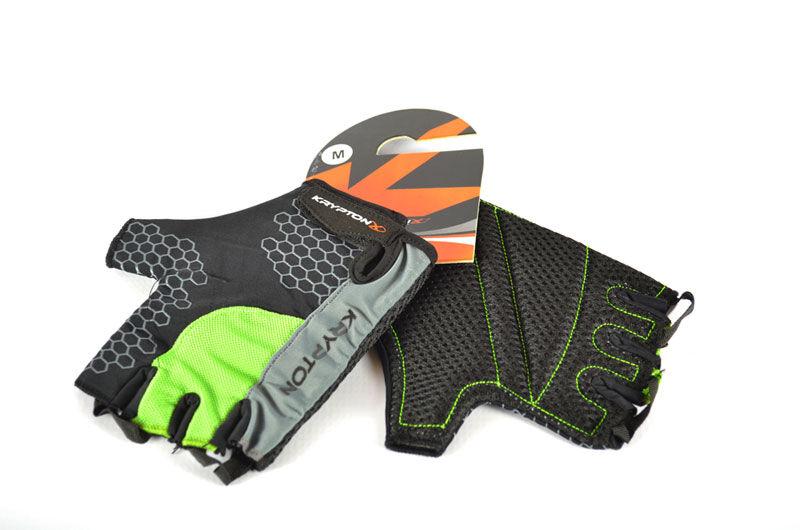 Krypton Biciklističke rukavice Easy rider, Limeta-crne