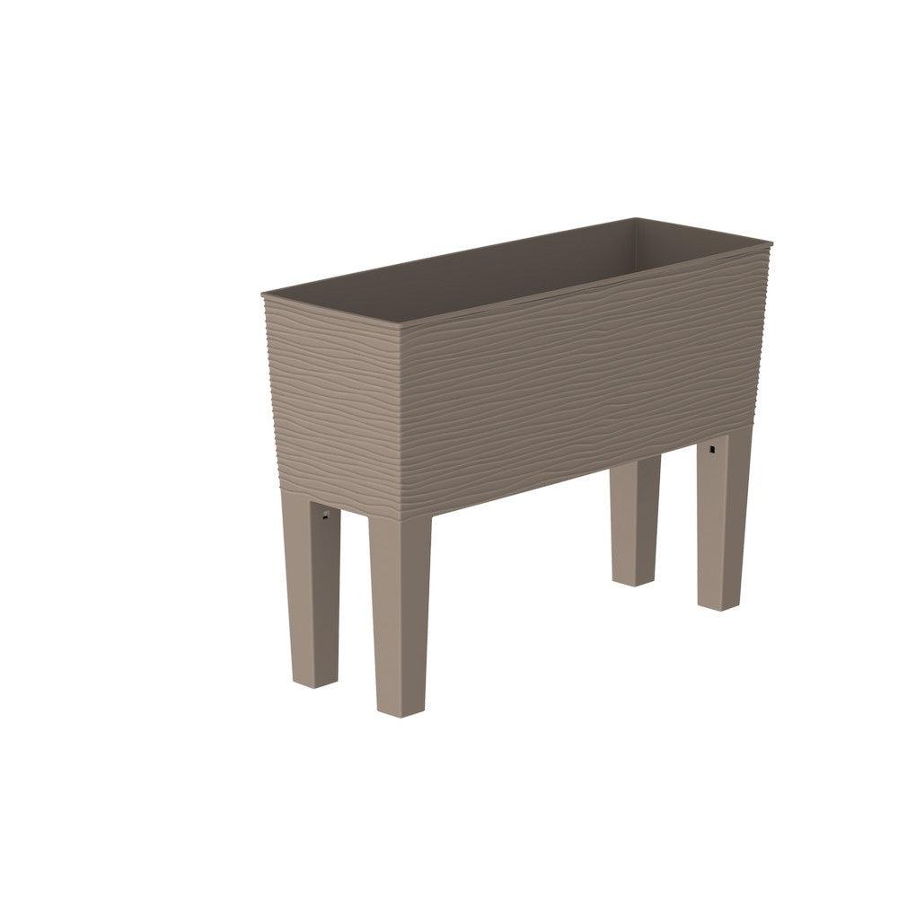 Fora Žardinjera sa nogicama Aurora, 60 x 30 x 29 cm, sive boje