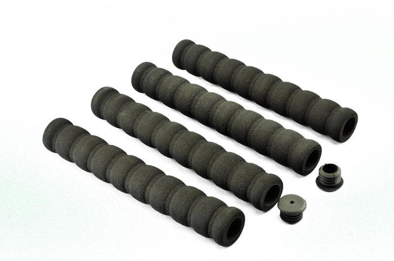 Kina Spužve za drumski bicikl, 4 komada, Crne