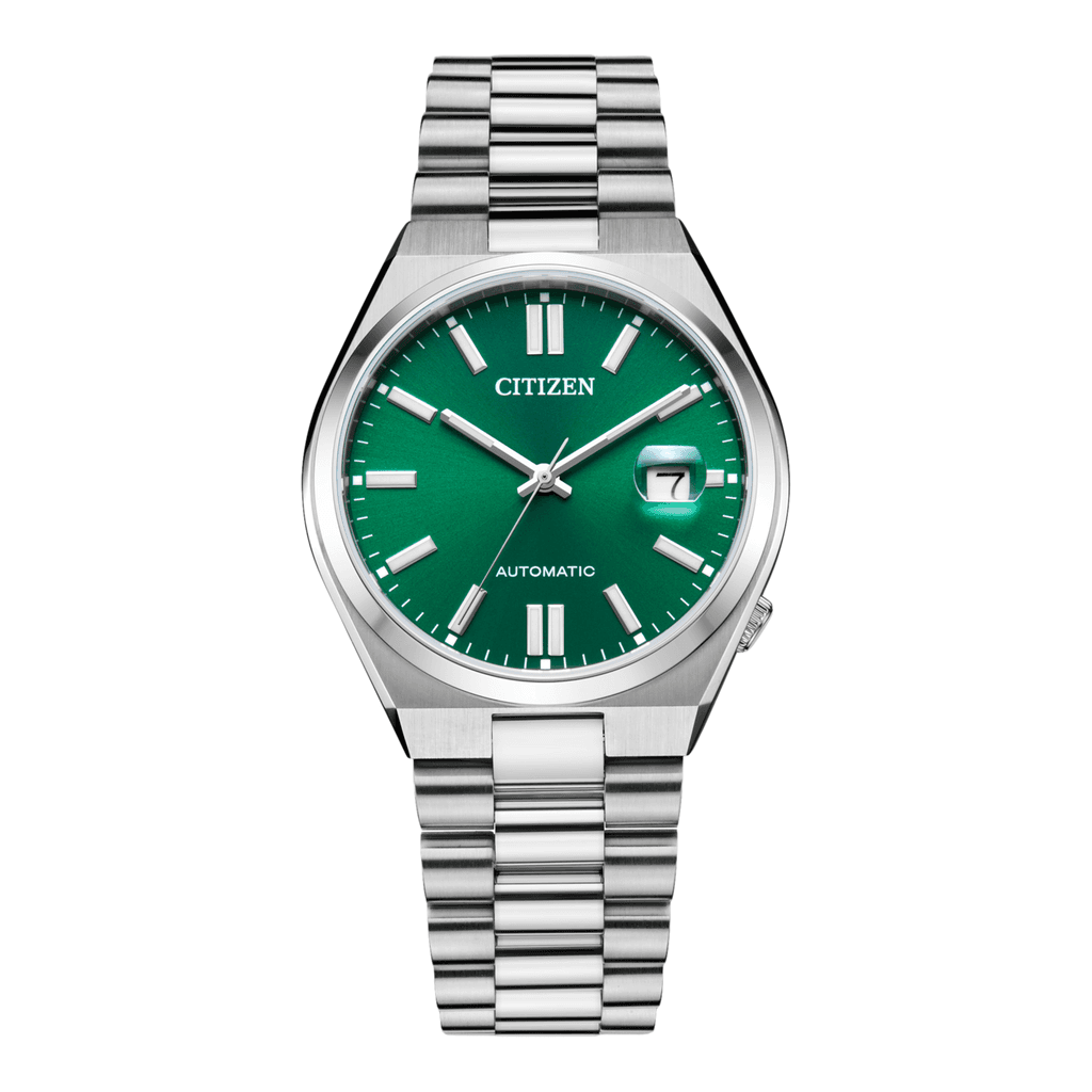 Citizen Ručni sat, Automatik mehanizam, Zeleno kućište, Srebrne boje, NJ0150-81X