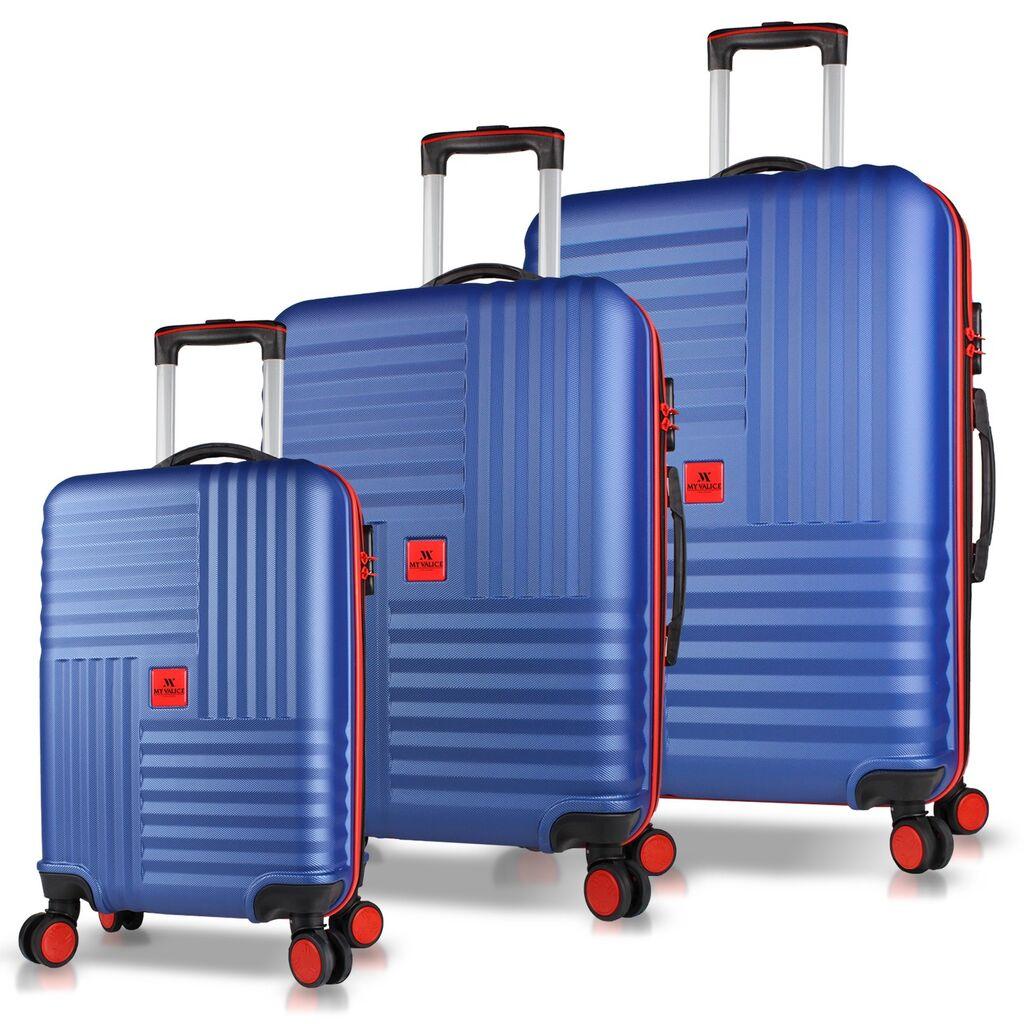 MyValice set kofera 8128, 3 dijela, tamnoplava