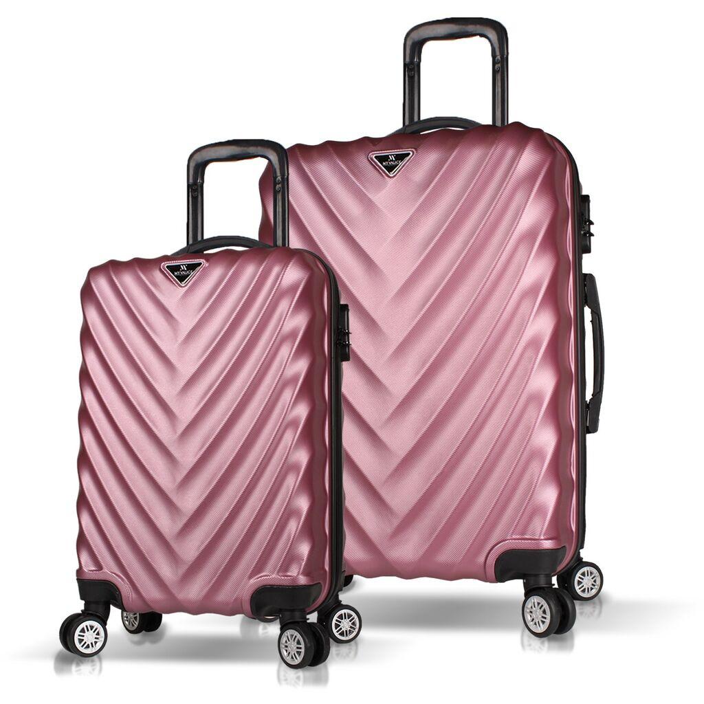 MyValice set kofera 6685, 2 dijela, ružičasto zlato