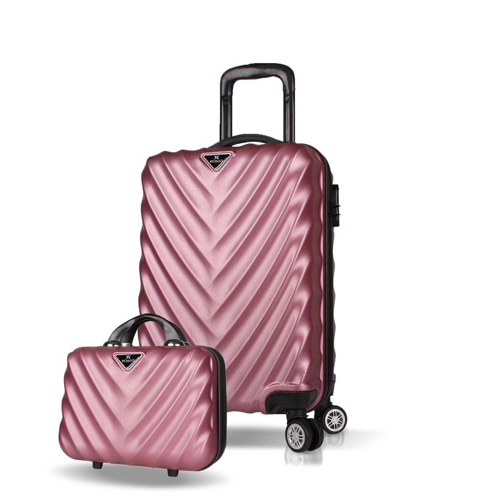 MyValice set kofera 7323, 2 dijela, ružičasto zlato