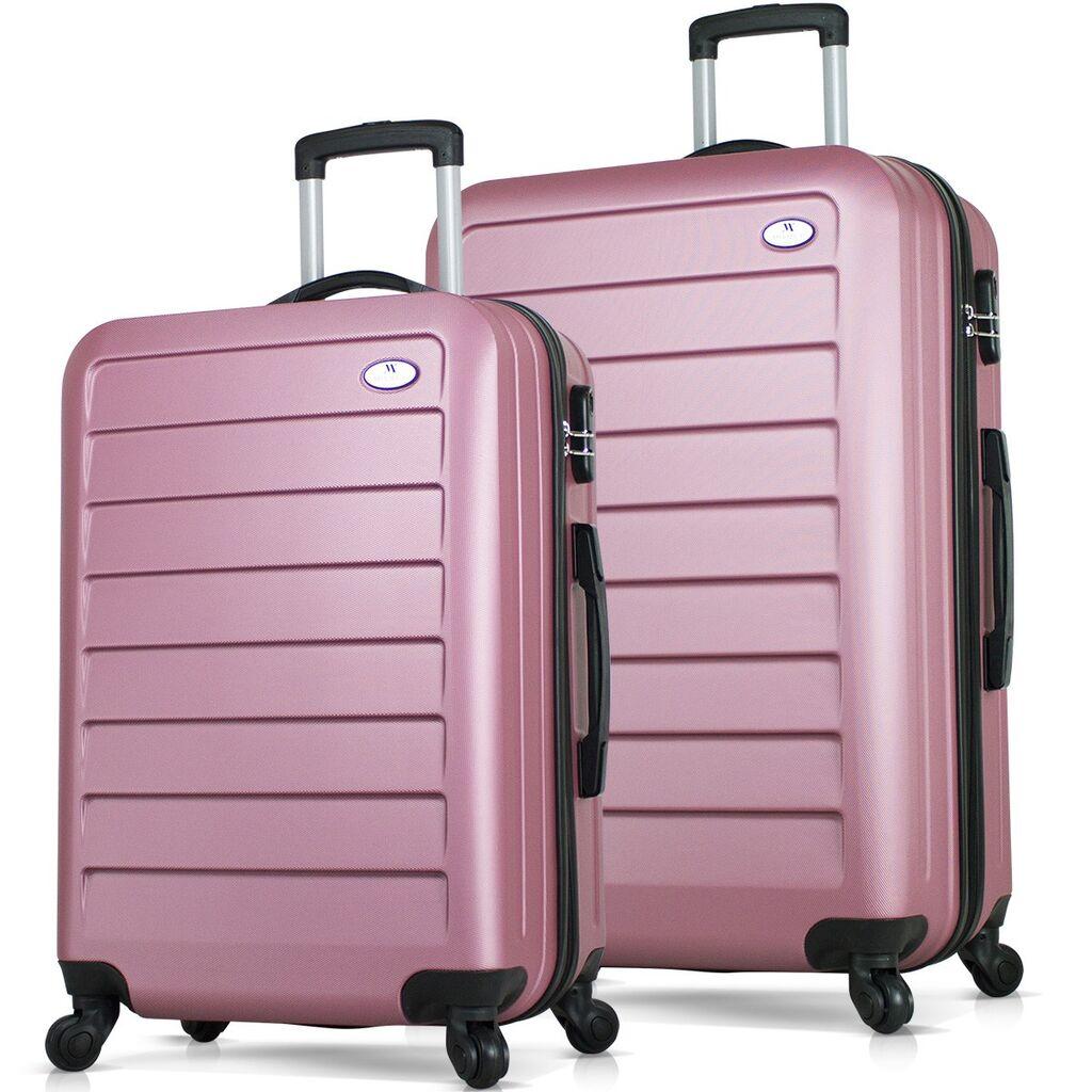 MyValice set kofera 6509, 2 dijela, ružičasto zlato