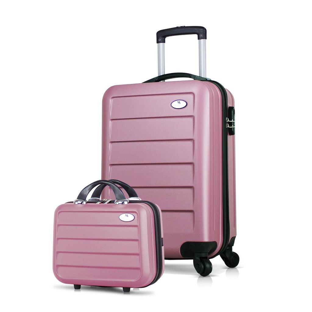 MyValice set kofera 8480, 2 dijela, ružičasto zlato