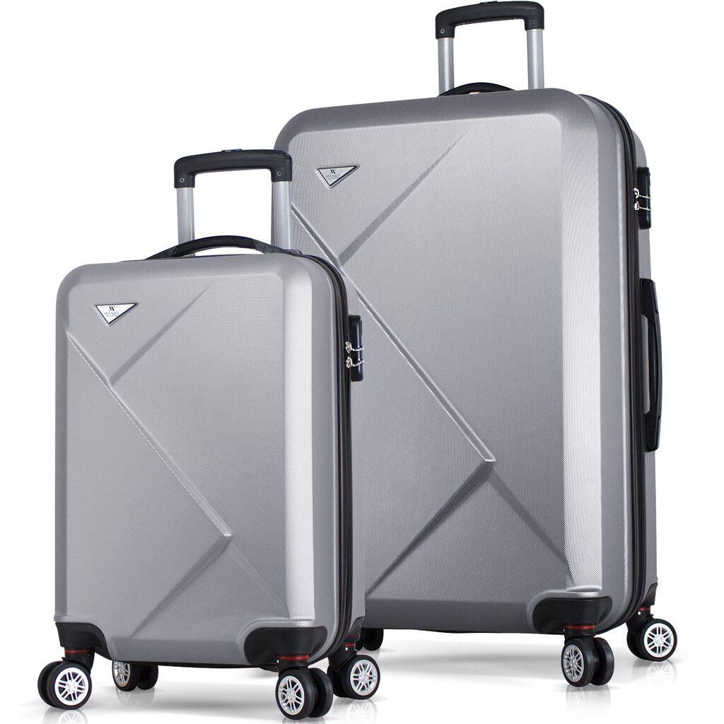 MyValice set kofera 4902, 2 dijela, siva