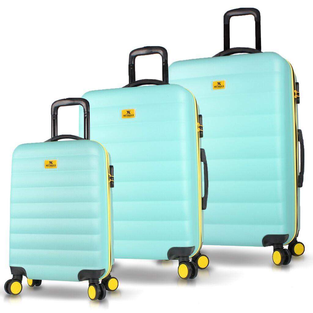 MyValice set kofera 6438, 3 dijela, boja mente